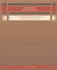 AI Security and Governance All-in-One: Main Manual cover