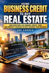Using Business Credit to Buy Real Estate: How Investors Can Combine Credit, Cash, and Property Financing Without Draining Their Reserves cover