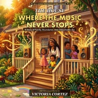 The House Where the Music Never Stops: A Story About Painted Rocks, Safe Hands, and the Invisible Shield cover