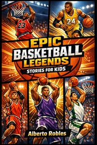 Epic Basketball Legends Stories for Kids cover