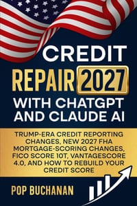 Credit Repair 2027 with ChatGPT and Claude AI: Trump-Era Credit Reporting Changes, New 2027 FHA Mortgage-Scoring Changes, FICO Score 10T, VantageScore cover