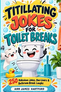 Titillating Jokes For Toilet Breaks: 250 Ridiculous Jokes, One-Liners, Q&As and Quick Laughs for Adults, Bathroom Breaks, Gag Gifts and Stocking Stuff cover