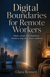 Digital Boundaries for Remote Workers: Slack, email, and shutdown rituals to stop after-hours spillover cover