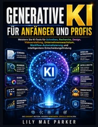 Generative KI für Anfänger und Profis: Meistern Sie KI-Tools für Schreiben, Recherche, Design, Videoerstellung, Unternehmenswachstum, Workflow-Automat cover