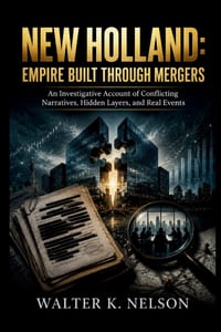 New Holland: Empire Built Through Mergers: An Investigative Account of Conflicting Narratives, Hidden Layers, and Real Events cover