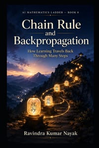AI Mathematics Ladder - Book 8: Chain Rule and Backpropagation cover