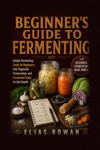 Beginner's Guide to Fermenting: Simple Fermenting Foods for Beginners, Safe Vegetable Preservation, and Fermented Foods for Gut Health cover