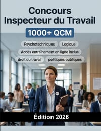 Concours Inspecteur du Travail 2026: Ministère du Travail: QCM, droit du travail, politiques publiques, note de synthèse et entretien oral cover