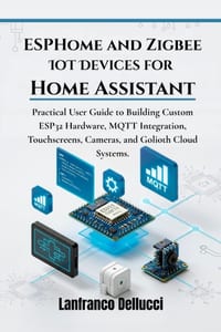 ESPHome and Zigbee IoT Devices for Home Assistant: Practical User Guide to Building Custom ESP32 Hardware, MQTT Integration, Touchscreens, Cameras, an cover