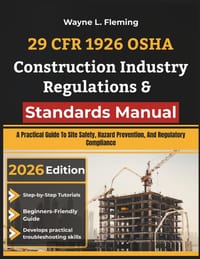 29 CFR 1926 OSHA Construction Industry Regulations & Standards Manual: A Practical Guide To Site Safety, Hazard Prevention, And Regulatory Compliance cover