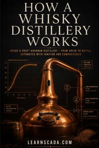 How a Whisky Distillery Works: Inside a Craft Bourbon Distillery - From Grain to Bottle, Automated with Ignition and CompactLogix cover