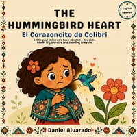 THE HUMMINGBIRD HEART - El Corazoncito de Colibrí: A Bilingual Children's Book (English - Spanish) About Big Worries and Calming Breaths cover