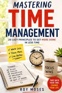 Mastering Time Management: 20 Lazy Principles to Get More Done in Less Time cover