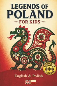 Legends of Poland for Kids: Magical Stories and Folk-Art Illustrations for Ages 7-10 - English and Polish cover