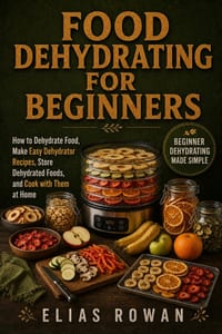 Food Dehydrating for Beginners: How to Dehydrate Food, Make Easy Dehydrator Recipes, Store Dehydrated Foods, and Cook with Them at Home cover