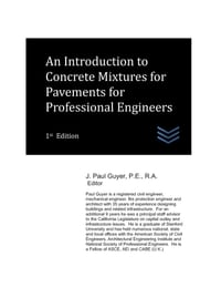 An Introduction to Concrete Mixtures for Pavements for Professional Engineers cover