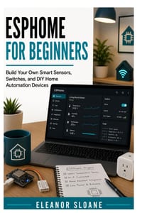 ESPHome for Beginners: Build Your Own Smart Sensors, Switches, and DIY Home Automation Devices cover