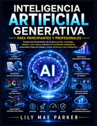 Inteligencia artificial generativa para principiantes y profesionales: Domina las herramientas de IA para escribir, investigar, diseñar, crear vídeos, cover