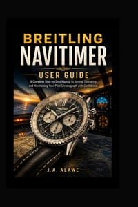 Breitling Navitimer User Guide: A Complete Step-by-Step Manual to Setting, Operating, and Maintaining Your Pilot Chronograph with Confidence cover