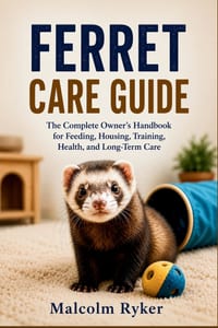 Ferret Care Guide: The Complete Owner's Handbook for Feeding, Housing, Training, Health, and Long-Term Care cover