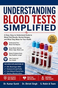 Understanding Blood Tests Simplified: A Patient's Complete Guide to Understanding CBC, Blood Sugar, Cholesterol, Liver Function, Kidney Function, Thyr cover
