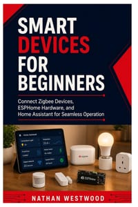 Smart Devices for Beginner: Connect Zigbee Devices, ESPHome Hardware, and Home Assistant for Seamless Operation cover