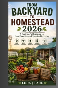 From Backyard to Homestead 2026: A Beginner's Roadmap to Food Security and Sustainable Living cover