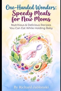 One-Handed Wonders: Speedy Meals for New Moms: Nutritious & Delicious Recipes You Can Eat While Holding Baby cover