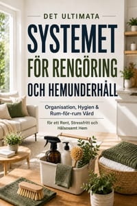 Det Ultimata Systemet För Rengöring Och Hemunderhåll: Organisation, Hygien & Rum-för-rum Vård för ett Rent, Stressfritt och Hälsosamt Hem cover