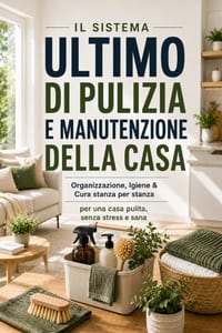 Il Sistema Ultimo Di Pulizia E Manutenzione Della Casa: Organizzazione, Igiene & Cura stanza per stanza per una casa pulita, senza stress e sana cover