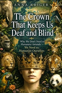 The Crown That Keeps Us Deaf and Blind: Why We Don't Need to Humanize Animals - We Need to Humanize Ourselves cover