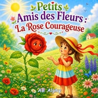 Petits Amis des Fleurs: La Rose Courageuse: Une douce histoire sur le courage, la confiance et la bravoure même quand on a peur cover