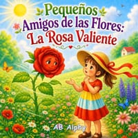 Pequeños Amigos de las Flores: La Rosa Valiente: Una dulce historia sobre el valor, la confianza y ser valiente incluso cuando sentimos miedo cover