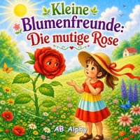 Kleine Blumenfreunde: Die mutige Rose: Eine liebevolle Geschichte über Mut, Selbstvertrauen und Tapferkeit trotz Angst cover