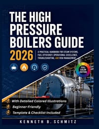 The High Pressure Boilers Guide 2026: A Practical Handbook for Steam Systems, Fuel Efficiency, Operational Excellence, Troubleshooting, and Risk Manag cover