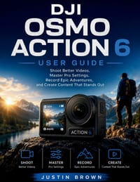 DJI Osmo Action 6 User Guide: Shoot Better Videos, Master Pro Settings, Record Epic Adventures, and Create Content That Stands Out cover