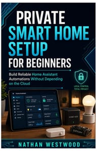 Private Smart Home Setup for Beginners: Build Reliable Home Assistant Automations Without Depending on the Cloud cover