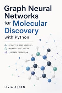 Graph Neural Networks for Molecular Discovery with Python: Geometric Deep Learning, Molecule Generation, and Property Prediction cover