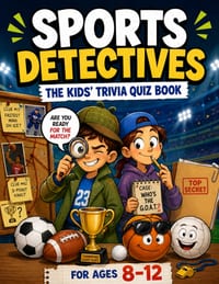 Sports Detectives - The Kids' Trivia Quiz Book: 200+ Multiple-Choice Questions to Solve the Secrets of the Game - For Ages 8-12 cover