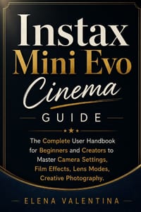 Instax Mini Evo Cinema Guide: The Complete User Handbook for Beginners and Creators to Master Camera Settings, Film Effects, Lens Modes, Creative Phot cover