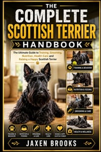 The Complete Scottish Terrier Handbook: The Ultimate Guide to Training, Grooming, Nutrition, Health Care and Raising a Happy Scottish Terrier cover