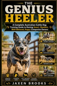 The Genius Heeler: A Complete Australian Cattle Dog Training Guide to Raising Smart, Obedient, Well-Behaved, Happy Companion Owners cover