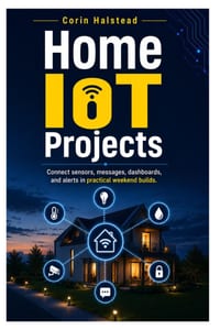 Home IoT Projects: Connect sensors, messages, dashboards, and alerts in practical weekend builds cover