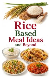 Rice Based Meal Ideas and Beyond cover
