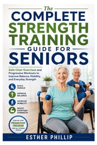 The Complete Strength Training Guide for Seniors: Safe Chair Exercises and Progressive Workouts to Improve Balance, Mobility, and Everyday Strength cover