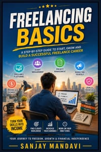 Freelancing Basics: A Step by Step Guide to Start, Grow & Build A Successful Freelance Career cover