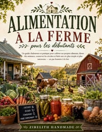 ALIMENTATION À LA FERME pour les débutants: Un guide chaleureux et pratique pour cultiver ses propres aliments, élever des animaux, conserver les réco cover