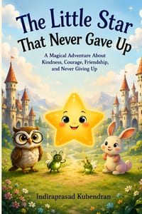 The Little Star That Never Gave Up: A Magical Children's Adventure About Kindness, Courage, Friendship, and Never Giving Up cover