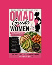 OMAD FOR WOMEN Eat Once. Stress Less. Lose Weight. Repeat. cover