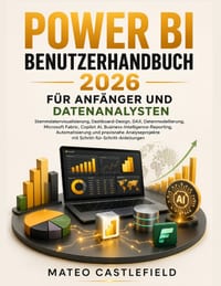 Power Bi Benutzerhandbuch 2026 Für Anfänger Und Datenanalysten: Stammdatenvisualisierung, Dashboard-Design, DAX, Datenmodellierung, Microsoft Fabric, cover